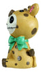 Larger Furrybones Brown Polkadot Giraffe Cute Skeleton Monster Figurine