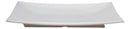 Ebros 11.5" White Large Modern Serving Plate Entrees Serveware Platter SET OF 2 - Ebros Gift