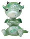 Ebros Fantasy Green Grumpy Baby Dragon Mini Statue 2.75" Tall Land of The Dragons Home Decor Figurine Medieval Renaissance Dungeons Fortresses Castles Flying Beast Miniature Sculpture