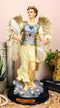 Ebros Byzantine Archangel Saint Gabriel with Brass Name Plate Wooden Base 12"H