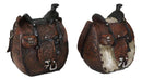 Set Of 2 Rustic Western Cowboy Horse Saddle Money Coin Savings Piggy Banks