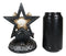 Occult Ouija Cat Skull With Triple Moon And Pentagram Backflow Incense Burner