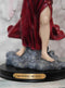 Ebros Byzantine Archangel Saint Michael with Brass Name Plate Wooden Base 12.5"H