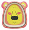 Ebros Lion 5 Piece Organic Bamboo Dinnerware Set For Kids Children Toddler Baby