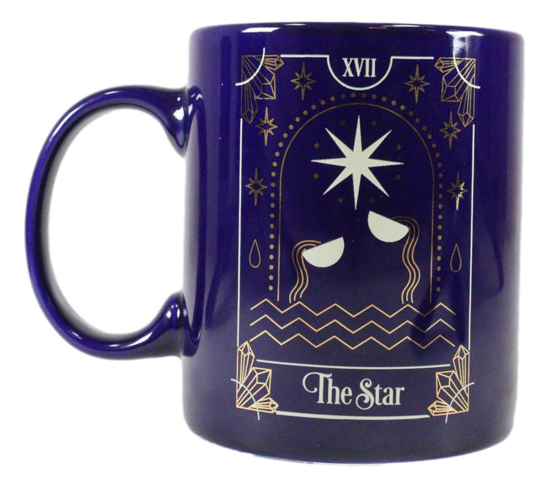 Wicca Fortune Teller Psychic Tarot Cards The Star Ceramic Tea Coffee Mug Cup