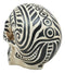 Tribal Tattoo Haka Warrior Maori Skull Money Bank Statue Ossuary Gothic Skeleton