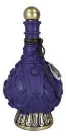 Wicca Spiritual Witchcraft Moth Metamorphosis Purple Faux Potion Bottle Decor