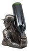 Ebros Focus Home Run Batting Baseball Player Wine Holder Statue 9.5" Long