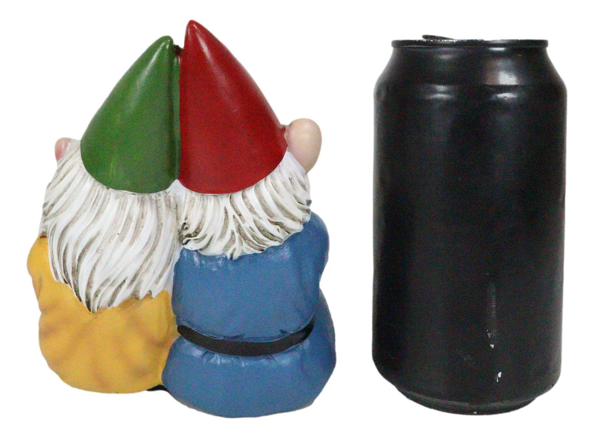 Adorable Mr And Mrs Gnome Couple With Heart Sign Forever Lovestruck Shelf Sitter