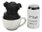 Ebros Realistic Boston Terrier Teacup Statue Pet Pal Tuxedo Gentleman Dog Figurine