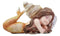 Ebros Under The Sea Young Mermaid Resting by Snail Sconce Shell Figurine