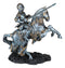 Ebros Medieval Champion Knight In Suit Of Armor With Lance On Rearing Horse Figurine