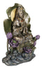 Bodhisattva Buddha Kuan Yin Seated on Lotus In Meditation Sculpture Statue