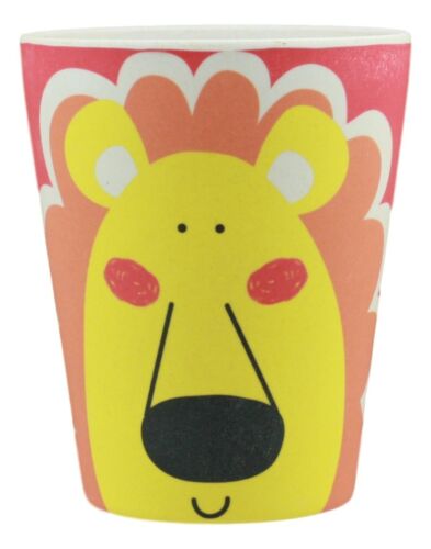 Ebros Lion 5 Piece Organic Bamboo Dinnerware Set For Kids Children Toddler Baby