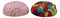Ebros Right And Left Brains Magnetic Ceramic Salt Pepper Shakers Set 3.5"L