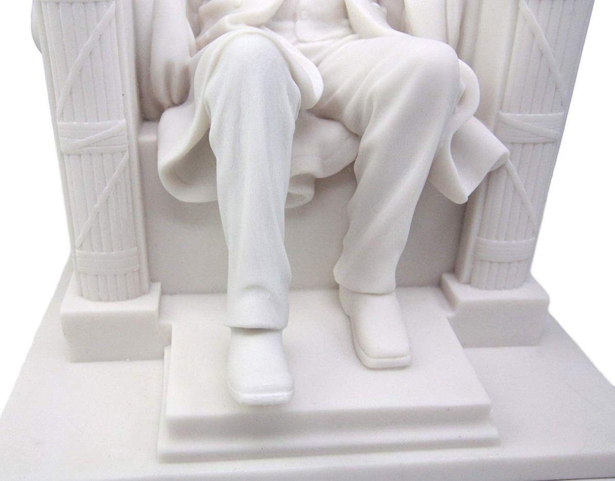 Seated Abraham Lincoln Figurine 8" H Lincoln Memorial Sculpture 16th President