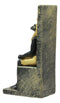 Egyptian War And Sky God Horus Seated On Throne Dollhouse Miniature Figurine