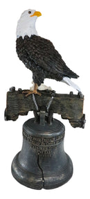 Ebros Independence Day American Patriotic Glory Bald Eagle Liberty Bell Statue