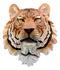 Ebros Orange Bengal Tiger Wall Bust Sculpture Tropical Jungle Predator Figure