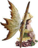 Ebros Daffodil Sunflower Fairy Garden Figurine 4.25" Tall Fantasy Collectibles