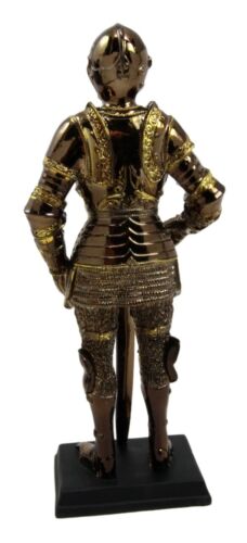 Medieval Suit Of Armor Knight Of Chivalry Long Sworsdman Figurine 7"H Statue