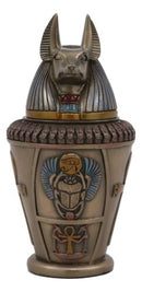 Ebros Egyptian Gods And Deities Duamutef Canopic Jar 5.75"H Four Sons Of Horus