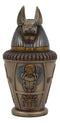 Ebros Egyptian Gods And Deities Duamutef Canopic Jar 5.75"H Four Sons Of Horus