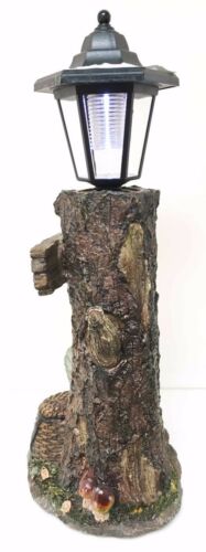 Summer Turtle Tortoise & Frog Hiker Statue With Solar Powered Lantern LED Light