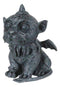 Gothic Winged Chimera Guardian Baby Lion Gargoyle Figurine Faux Stone Finish