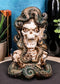 Cecelia Octopus Sea Witch Skull Bust Backflow Incense Cone Burner Figurine