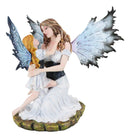 Motherhood Motherly Love And Affection Fairy Mother Embracing Daughter Figurine