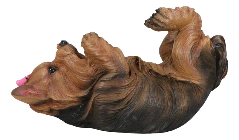 Ebros Yorkie Canine Dog Wine Bottle Holder Figurine 10.5" Long