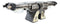 Western Cowboy Dual Crossed Sheriff Revolver Pistols 4 Votives Candle Holder