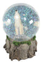 Majestic Lone Wolf Howling Water Globe Collectible Water Ball Home Decor