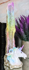 Ebros Fantasy Rainbow Sacred Unicorn by Crystal Pillar Incense Holder Burner