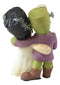 Pinheadz Frankenstein And Bride Holding Voodoo Red Heart Immortal Love Figurine