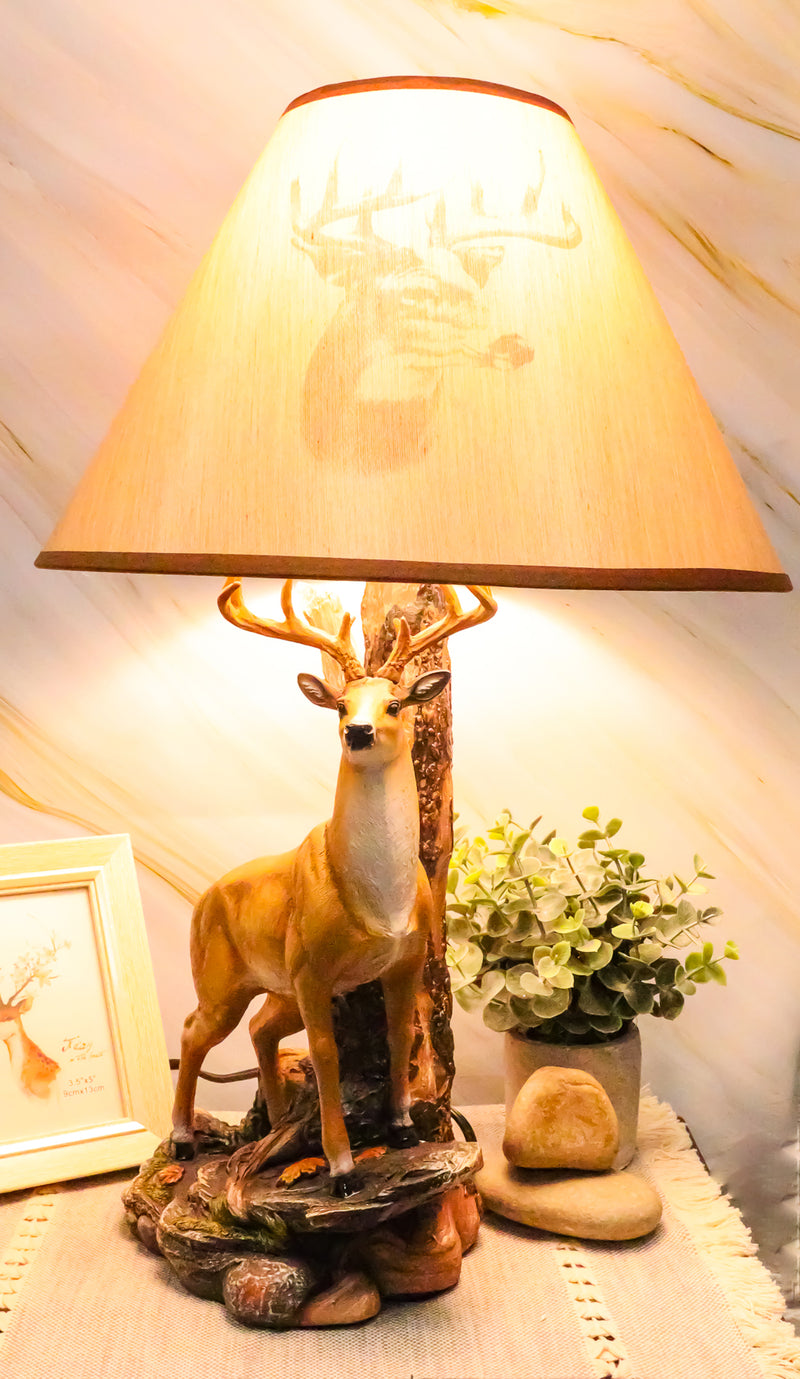 Deer on sale table lamp