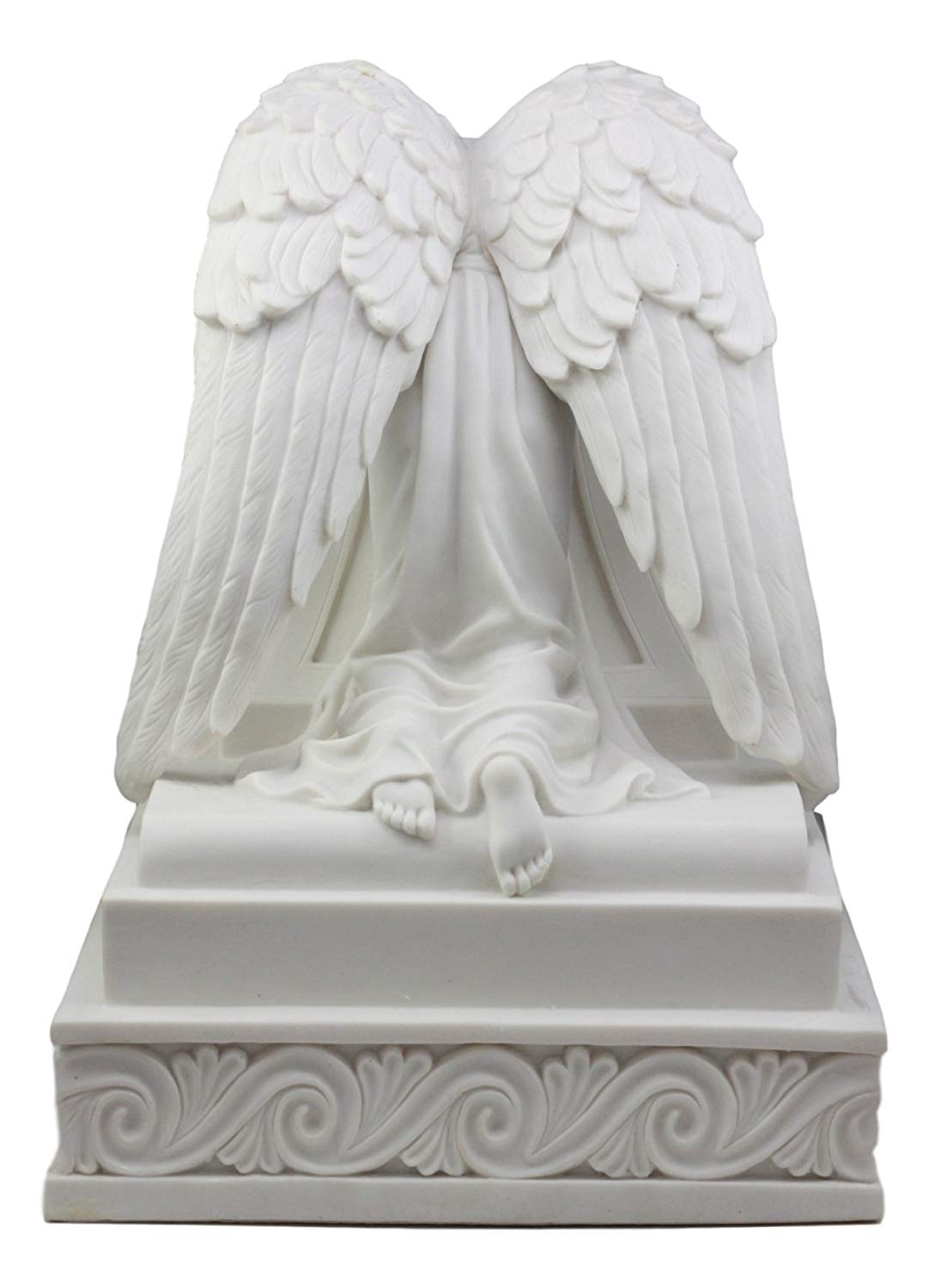 Ebros Inspirational Guardian Mourning Angel Cremation Urn 12.75" Tall 320 Cu In - Ebros Gift