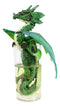 Cocktail Spirit Drunk Mojito Lime Highball Dragon Statue Fantasy Decor Figurine