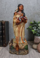 Native American Inca Indian Mother Cradling Baby Statue 10.5"Tall Pacha Mama