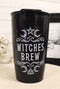 Ebros Gothic Triple Moon Pentacle Witches Brew Ceramic Travel Mug Coffee Cup With Lid