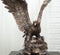 Ebros Wings Of Glory Bald Eagle Mother With Eaglets In Nest Electroplated Statue