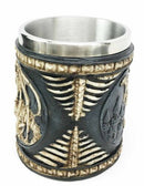 Skeletal Dragon Fossil Skeleton Skulls Ossuary Beer Stein Tankard Coffee Cup Mug