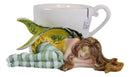 Ebros Amy Brown Fantasy Soothing Chamomile In Tea Cup with Sleeping Fairy Figurine