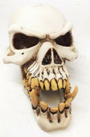 Ebros Large Dragon Demon Skull Skeleton Figurine 9.5" Long Novelty Halloween Decor