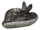 Gothic Winged Vampire Bat Awakening Jewelry Coin Dish Trinket Dish Tray Figurine