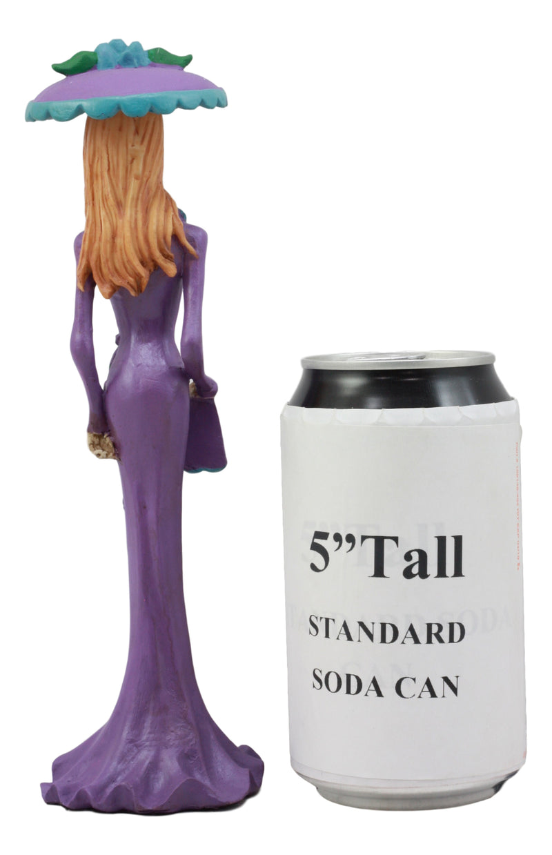 Ebros Steampunk Aristocrat Lady In Purple Skeleton Statue Day Of The Dead Baroness