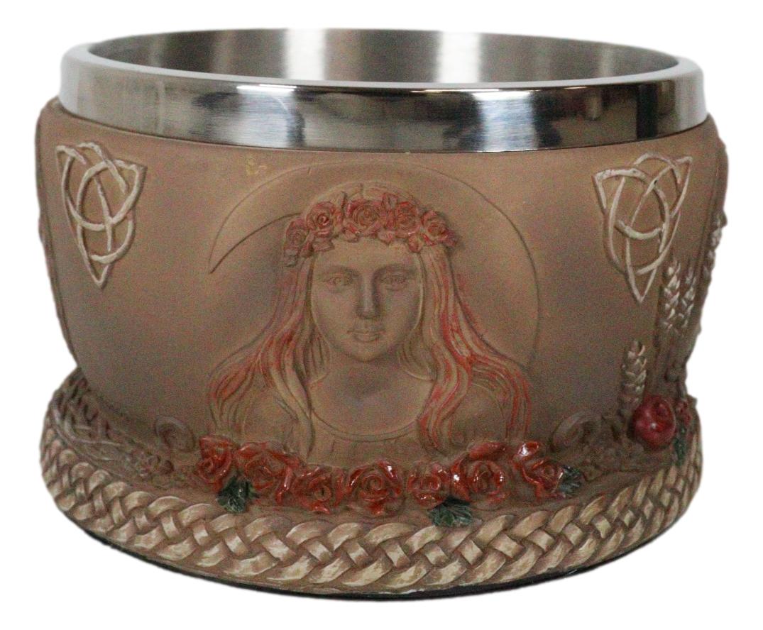 Wicca Metaphysical Triple Goddess Mother Maiden Crone Smudging Smudge Bowl - Ebros Gift