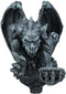 Ebros Whitechapel Manor Gargoyle Candle Holder Wall Sconce Plaque Sculpture 12"H