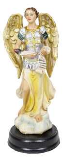 Archangel Gabriel Messenger Of God Holding Scroll Figurine Catholic Church Saint